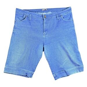 Artifact Vintage Mens Blue Stretch Denim Shorts Baggy Jorts‎ Button Size 42